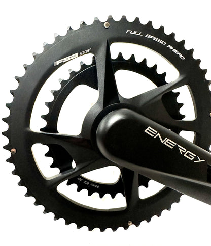 FSA Energy Modular BB386EVO Road Gravel Crankset 175mm 9/10/11/12 52/36t New - Random Bike Parts