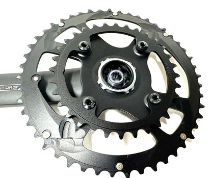 FSA Energy Modular BB386EVO Road Gravel Crankset 172.5mm 9/10/11/12 48/32t New - Random Bike Parts