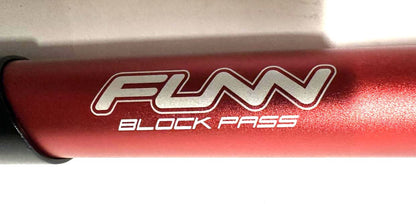 FUNN BlockPass Adjustable SetBack MTB Road Bike Seatpost 31.6mm X 400mm Red NEW - Random Bike Parts
