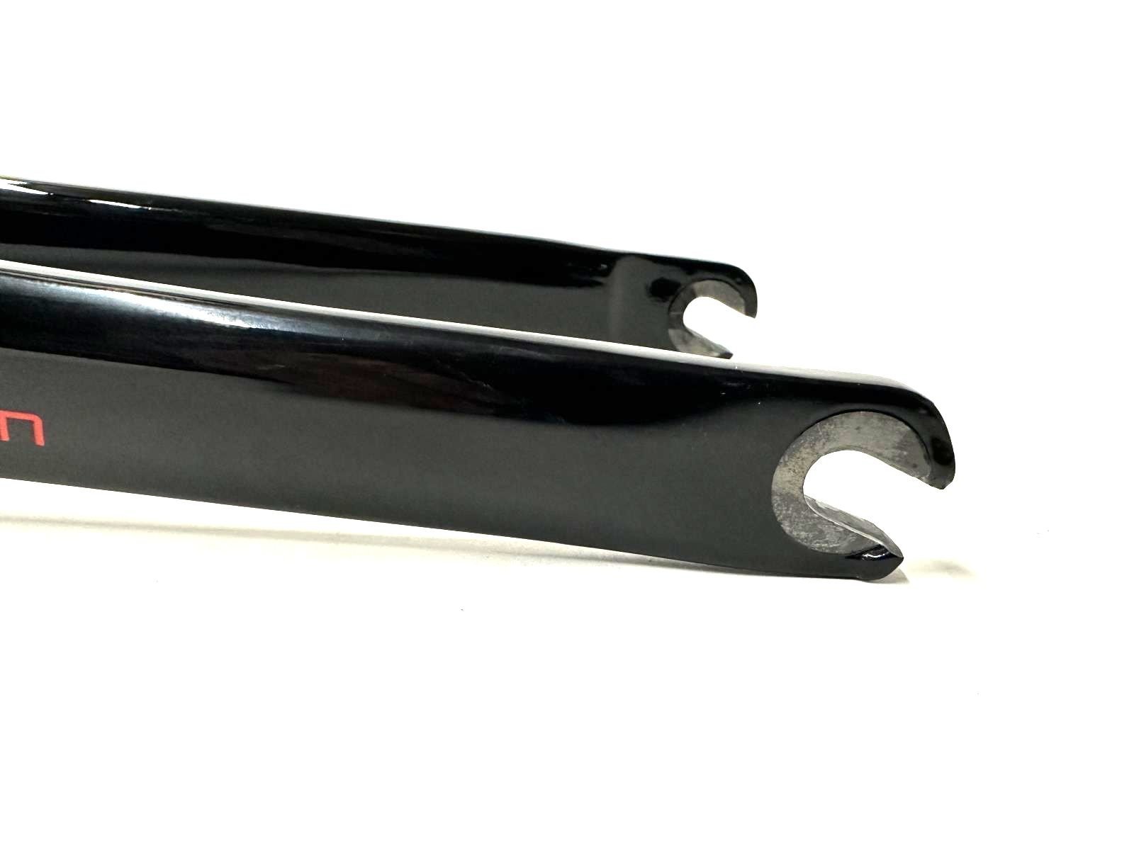 Framed Full Carbon 700cm Tapered QR Road Bike Fork Rim Brake 100mm NEW - Random Bike Parts