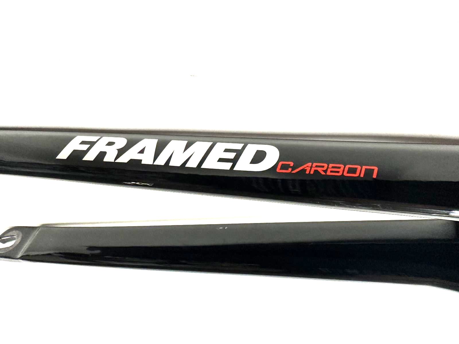 Framed Full Carbon 700cm Tapered QR Road Bike Fork Rim Brake 100mm NEW - Random Bike Parts