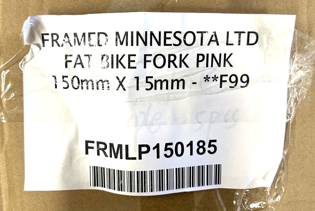 FRAMED Minnesota LTD 6061 26" Fork Alloy Tapered Disc Mount 150mm 15mm Thru Axle - Random Bike Parts
