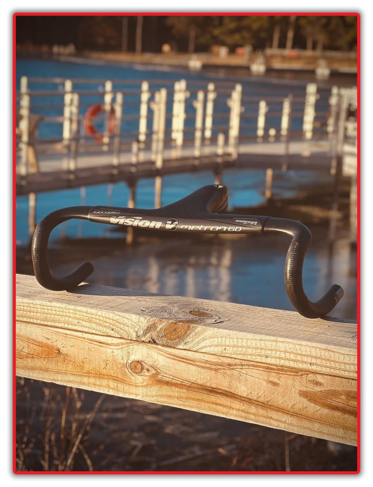 Vision Metron 6D Integrated CARBON BIKE Handlebar 1-1/8" 90mm x 400mm NEW
