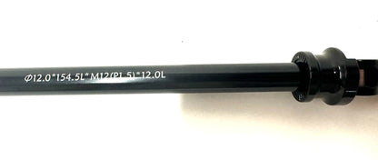 Alloy Bike Thru Axle 12mm x 166.5mm Quick Release Ø12.0*154.5.L*M12(P1.5)*12.OL