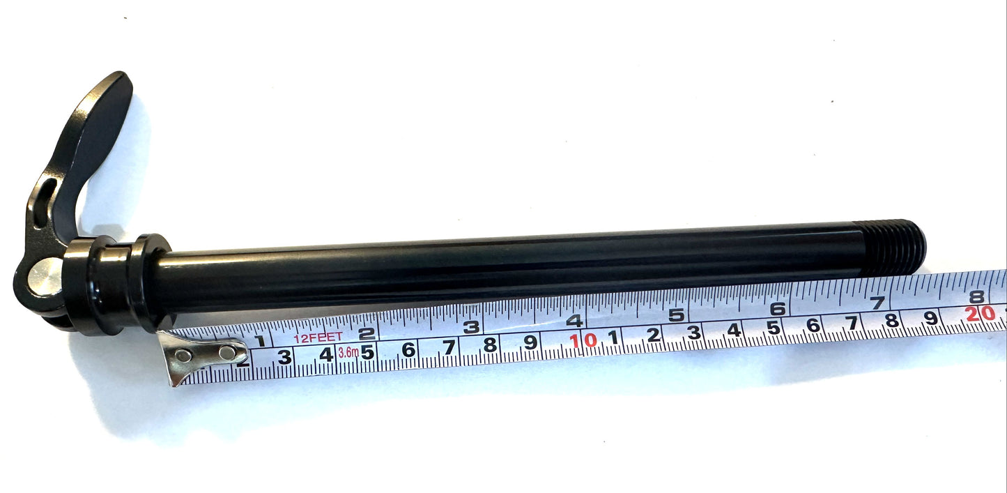 Alloy Bike Front Thru Axle 15mm x 185mm Quick Release Thread Pitch 1.5 Fat Bike