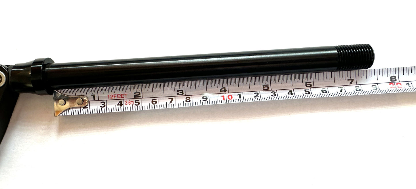 Alloy Bike Front Thru Axle 15mmx185mm Quick Release Thread Pitch 1.5 Fat Bike