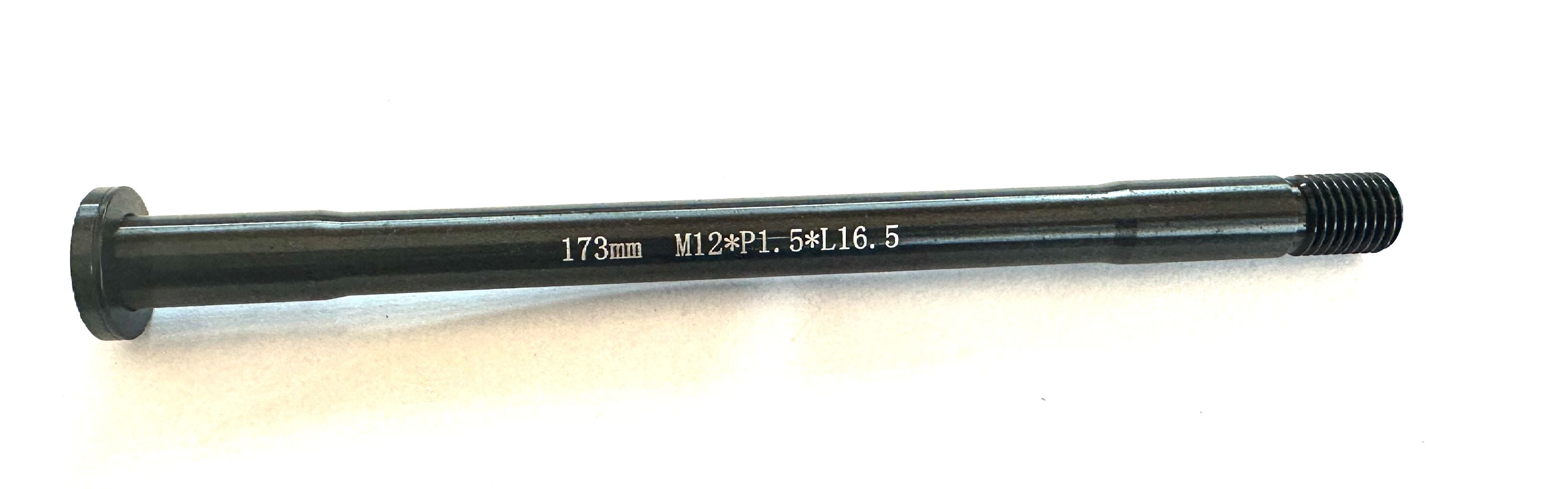 Alloy Bike Rear Thru Axle 12mm x 173mm M12*P1.5*L16.5 1.5 Thread Pitch ...