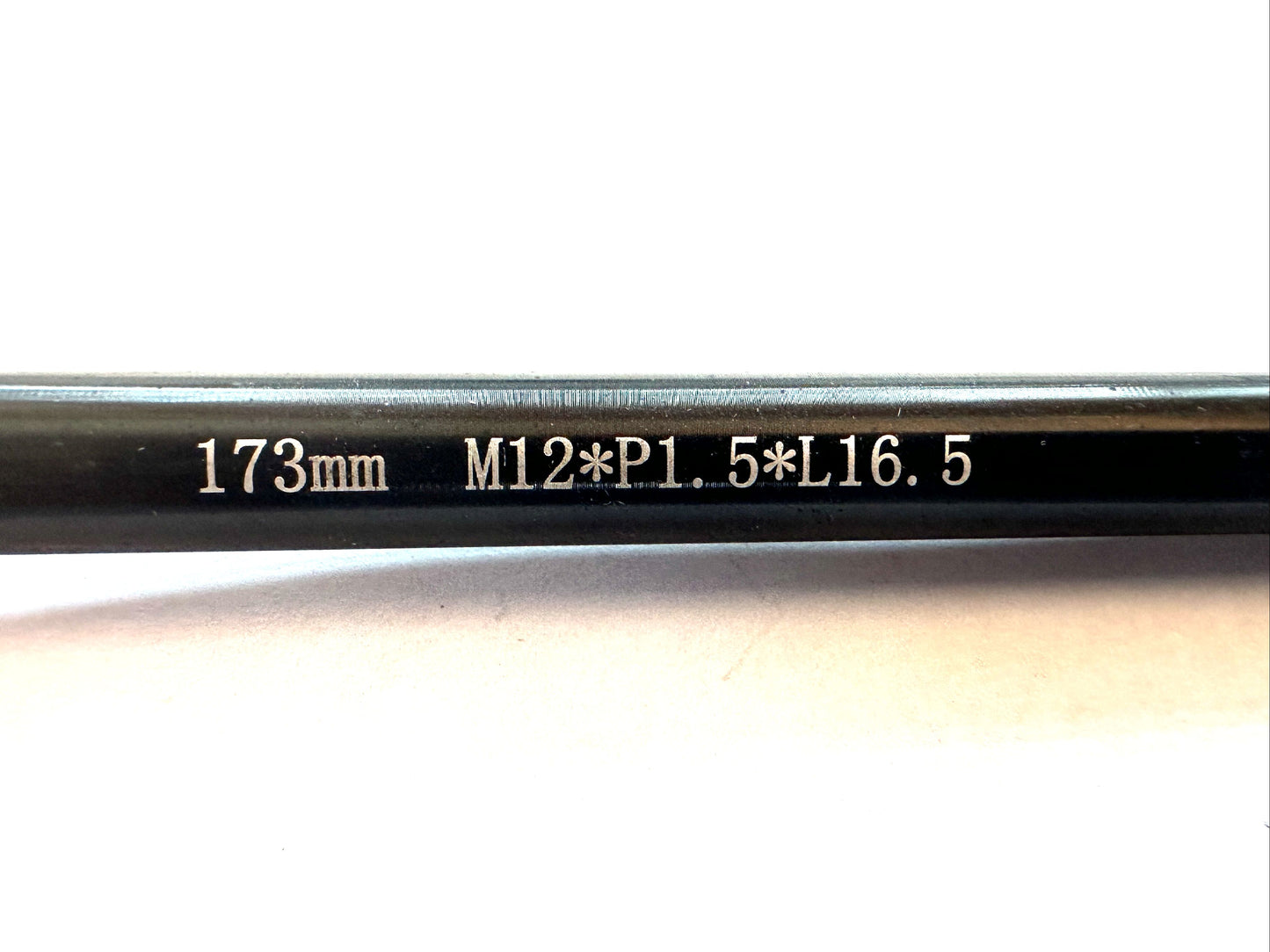Alloy Bike Rear Thru Axle 12mm x 173mm M12*P1.5*L16.5  1.5 Thread Pitch New