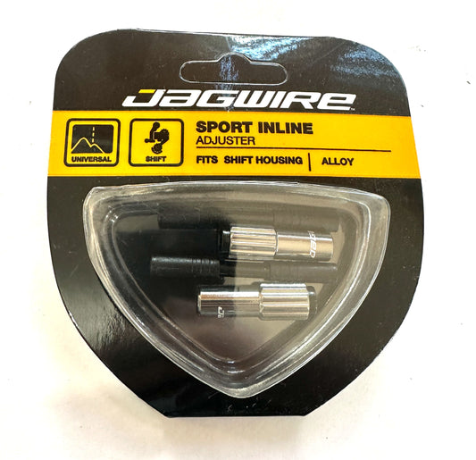 Jagwire Sport 4mm Mini Inline Cable Tension Adjusters Pair New