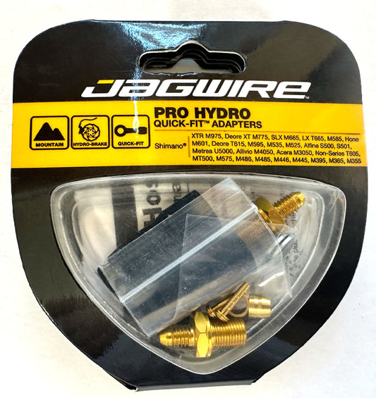 Jagwire Pro Quick-Fit Adapters Hydraulic Hose HFA312 Shimano M585,M775, M975