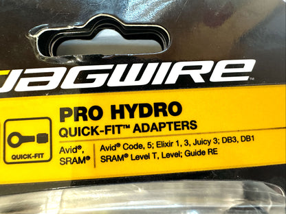 Jagwire Pro Quick-Fit Adapters for Hydraulic Hose HFA209 Avid Sram Guide & Level