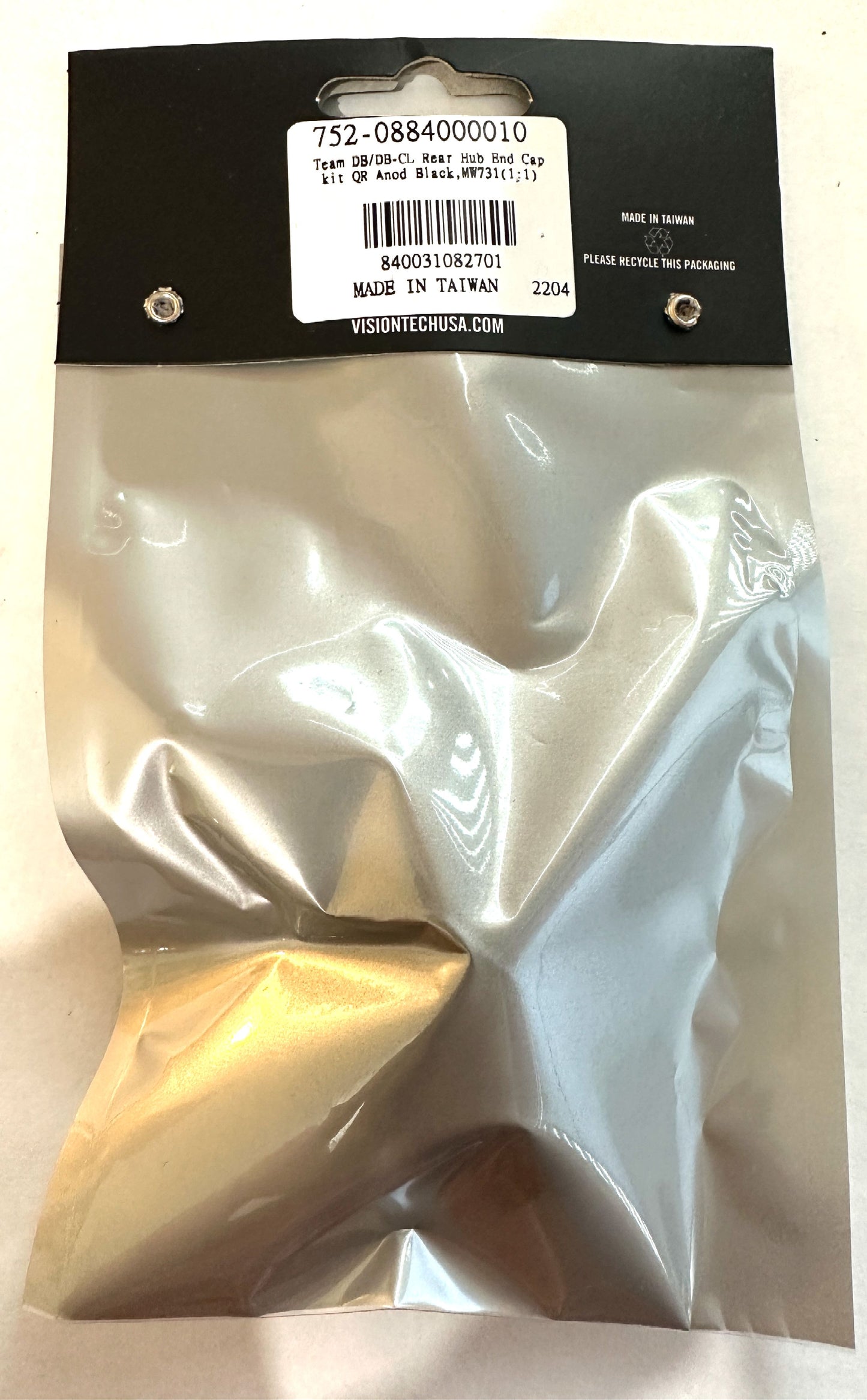 VISION Team DB/DB-CL Rear Hub End Cap Kit Quick Release  MW731 R-QR5-DS New