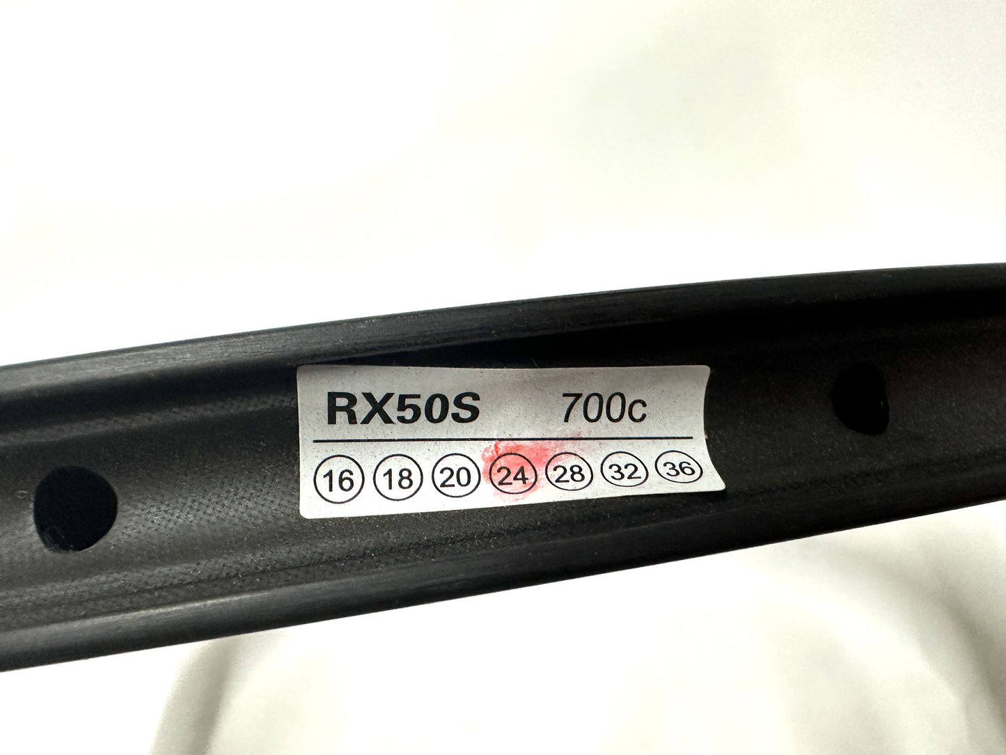 Sample 700c RX50S Carbon Clincher Bike Rim Brakes 24 Spoke NEW