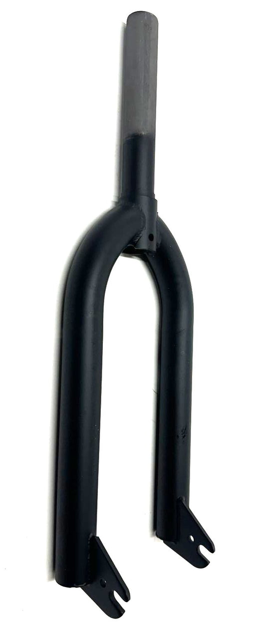 Framed Impact 20" BMX Steel Flat Black Bike 1 1/8 Threadless Fork 3/8 Axle New