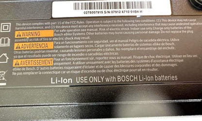 Bosch Ebike Compact Charger BCS230 0 275 007 915 Output 36v 2a 100-240V No Cord
