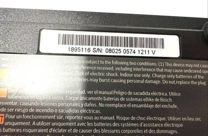 Bosch Ebike Standard Charger BCS210 0 275 007 906 Output 36v 2a 100-240V No Cord