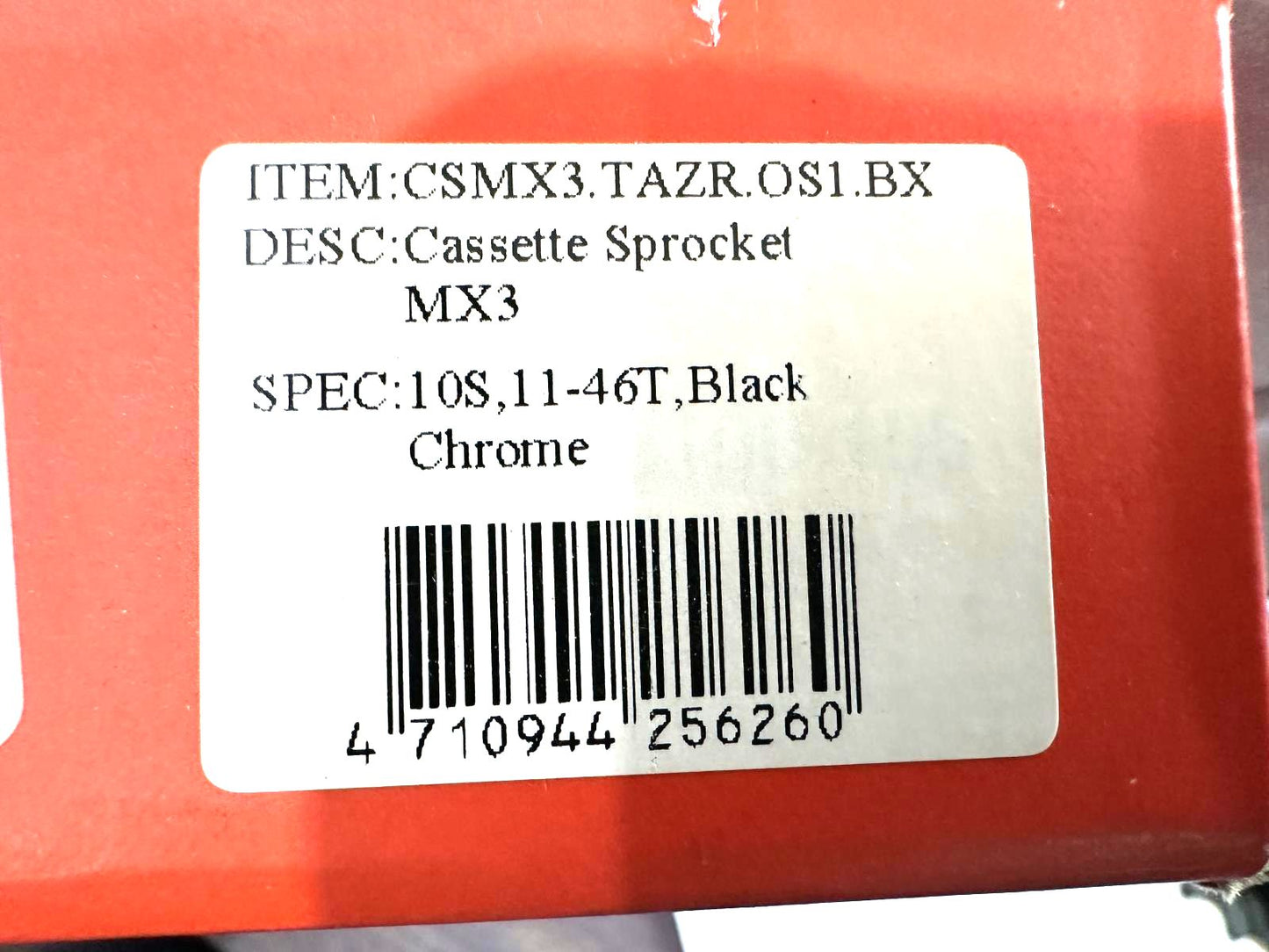 SUNRACE CSMX3 Cassette 11-46 Tooth 10s 10 speed Black Bike Fits Shimano Parts