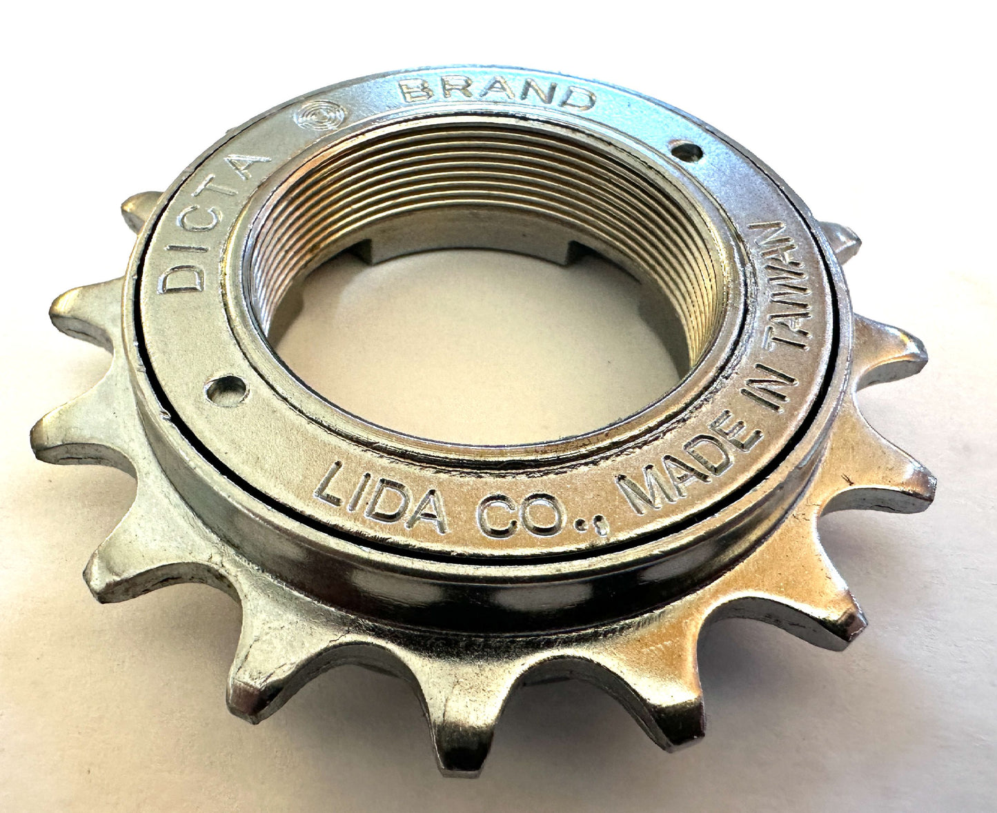 16 Tooth SINGLE SPEED FREEWHEEL DICTA Chrome Plated 1/2"-1/8" BMX COG, SPROCKET
