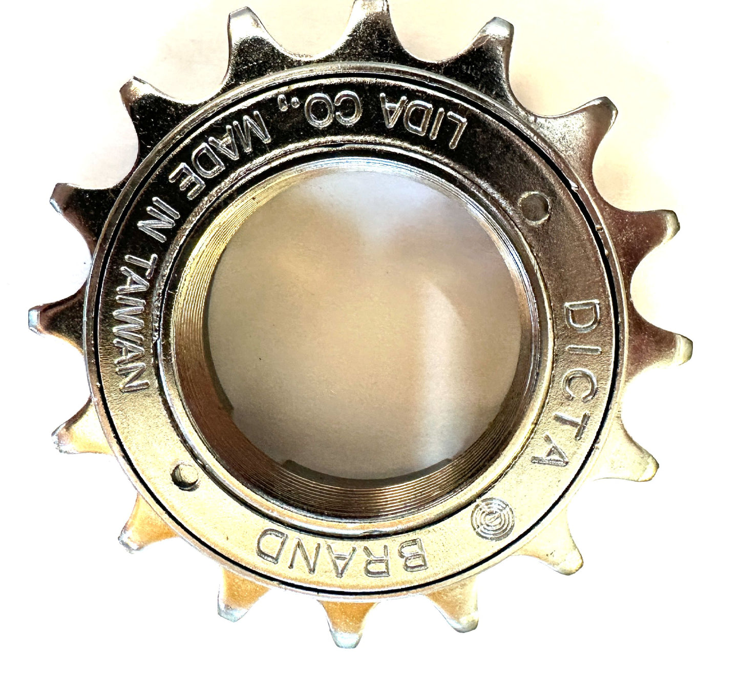 16 Tooth SINGLE SPEED FREEWHEEL DICTA Chrome Plated 1/2"-1/8" BMX COG, SPROCKET