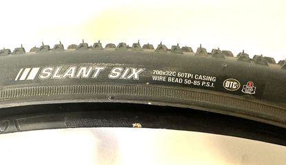 Lot of 2 Kenda Slant Six K1080 Wire 700x32c 50-85  Road Gravel CX Tires w/Tubes