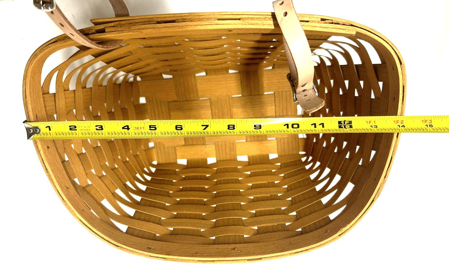 Detroit Bikes Handlebar Large Front Bicycle Walker Basket Honey by Peterboro