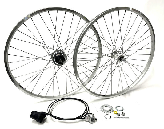 Shimano Nexus Inter3 3 Speed Hub SG-3R40 36h 26" 120mm Wheelset + Shifter Blem