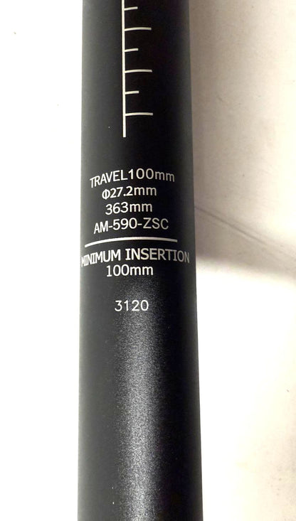 FSA FLOWTRON AGX DROPPER SEATPOST 27.2mm 100mm Travel Drop Bar Remote New in Box