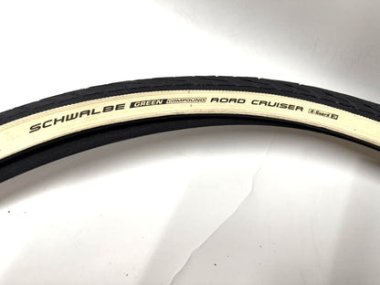 Lot of 2 SCHWALBE Road Cruiser Tire K-Guard 700 x 35c White Wall Green Compound