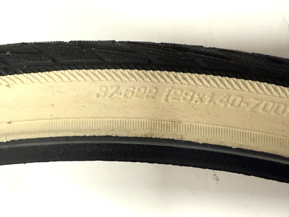 Lot of 2 SCHWALBE Road Cruiser Tire K-Guard 700 x 35c White Wall Green Compound