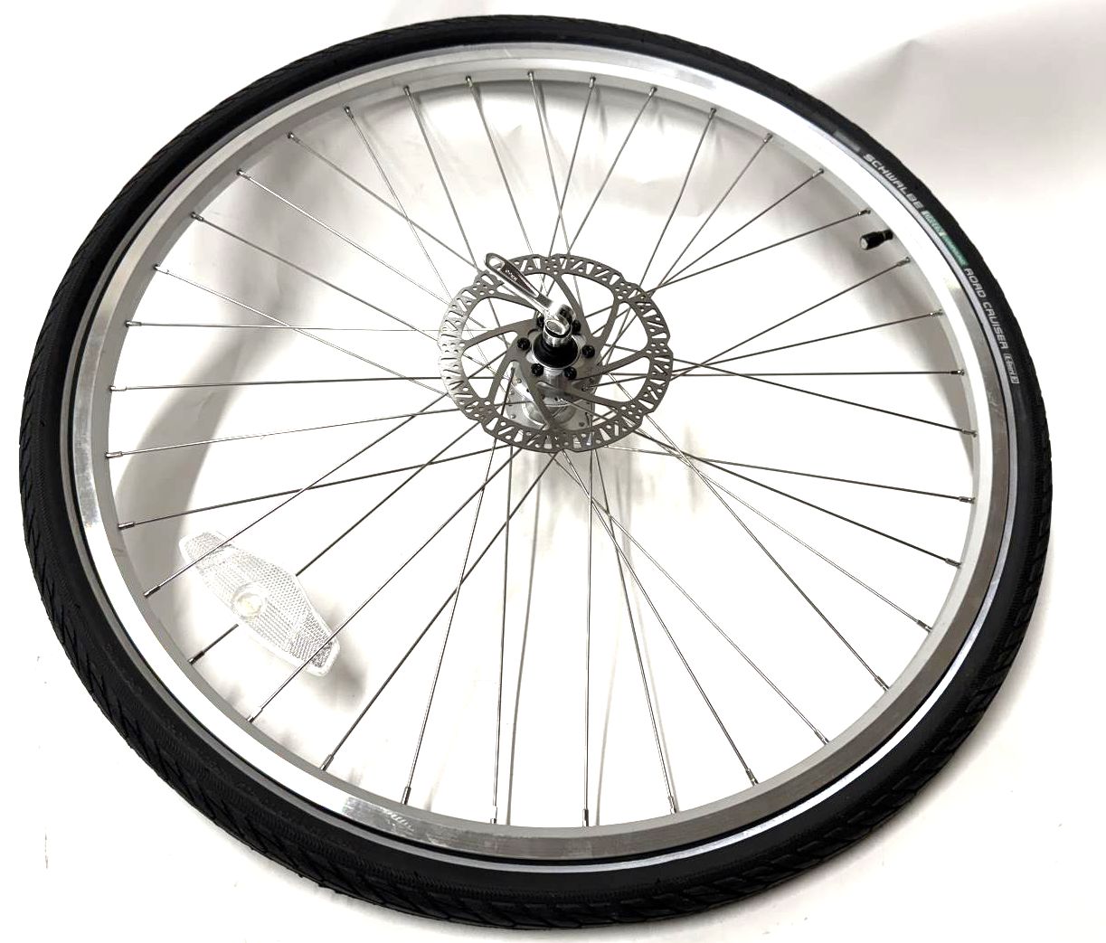 Road Bike Alloy Disc QR Front Wheel 700c 100mm 36 Spoke with Tire and Tube New
