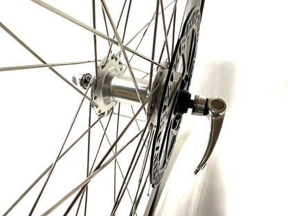 Road Bike Alloy Disc QR Front Wheel 700c 100mm 36 Spoke with Tire and Tube New