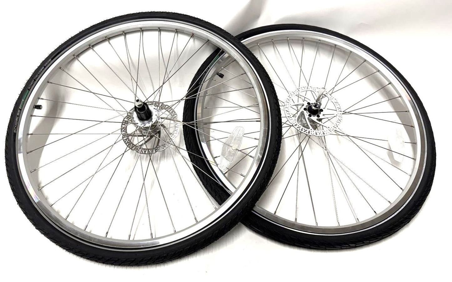 Road Bike Alloy Disc QR F+R Wheelset 700c HG 11-12s 135mm 100mm w/Tire and Tube