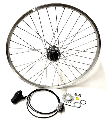 Shimano Nexus Inter3 3 Speed Hub SG-3R40 36h 26" Alloy 120mm Rear Wheel+ Shifter