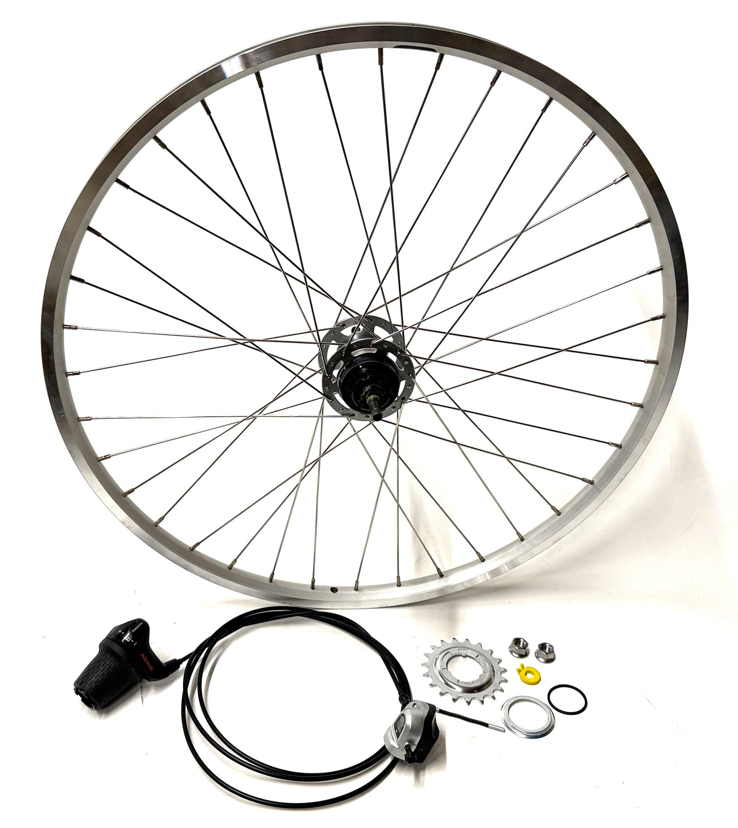 Shimano Nexus Inter3 3 Speed Hub SG-3R40 36h 26" 120mm Rear Wheel+Shifter Blem
