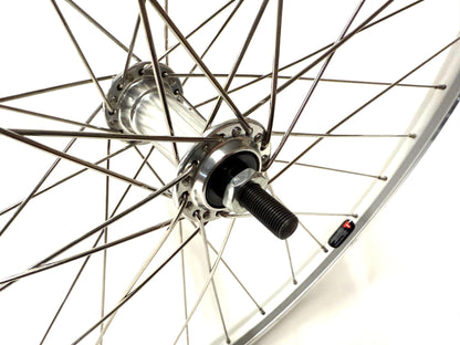 Front Alloy Bike Front 26" 1.5-2.0"  Wheel Bolt On 100mm spacing 36h Rim Brake