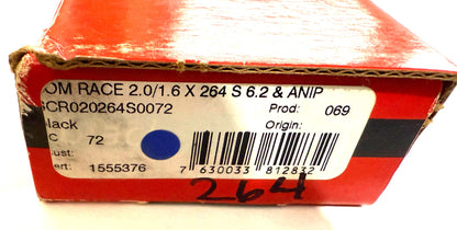 DT SWISS COMPETITION RACE Spokes Black J-bend 2.0/1.6/2.0mm DB 264mm 20/Count