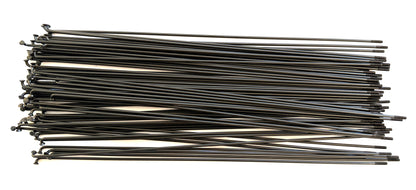 DT SWISS Champion Round Black Spokes Black J-bend 2.0 mm 258mm 100/Count Bulk