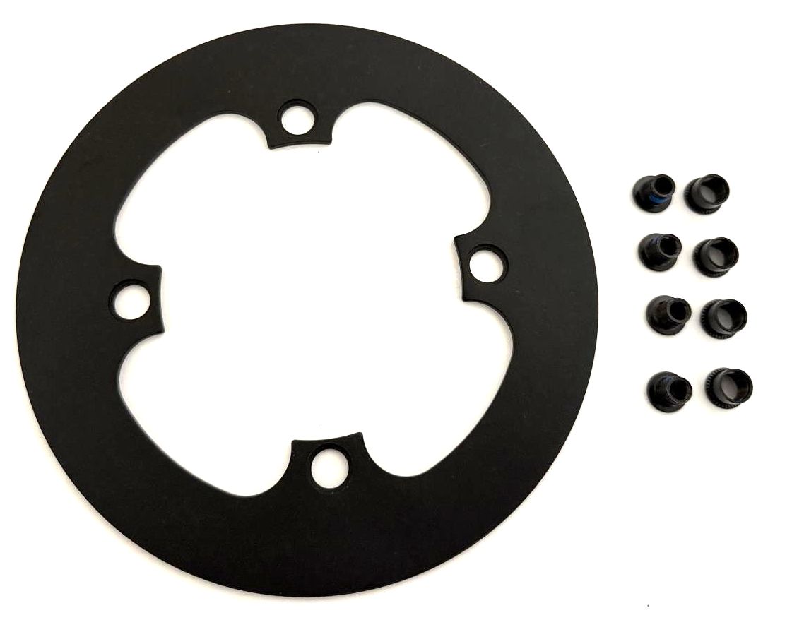 Bicycle Chain Ring Protector Cover Lightweight Aluminum for 104mm For BCD 167mm