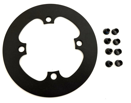 Bicycle Chain Ring Protector Cover Lightweight Aluminum for 104mm For BCD 167mm