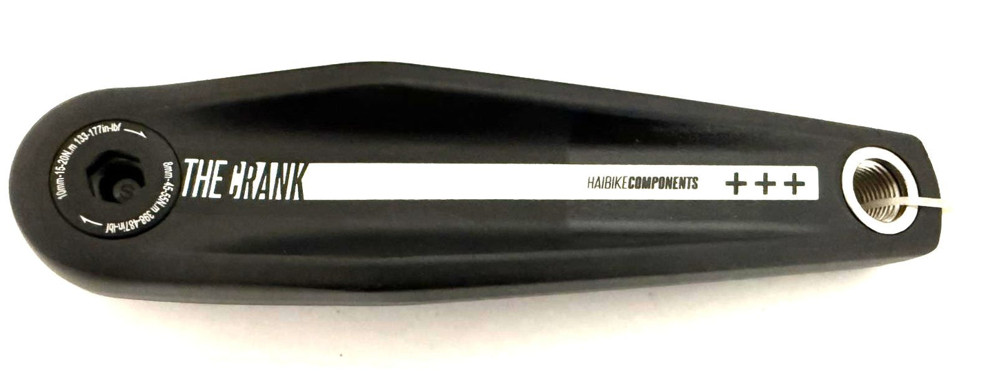 The CRANK 165mm ISIS E-Bike Haibike HB-32 SAMOX Crankset Alloy Armset NEW OLD S