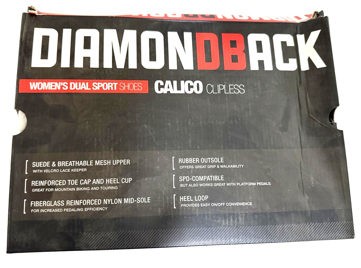 Diamondback Calico Women's Dual Sport Biking Clipless Shoes Cycling 9.5 US 43