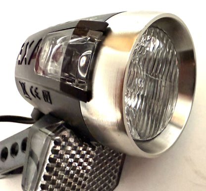 AXA Blueline 50 E-Bike Front Light 6VDC Headlight Izip Dash Electric Bike