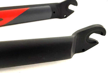 IZIP 1 1/8" 392mm Axle-to-Crown 26" Threaded Steel Bike Fork 100 QR V-Brake NEW