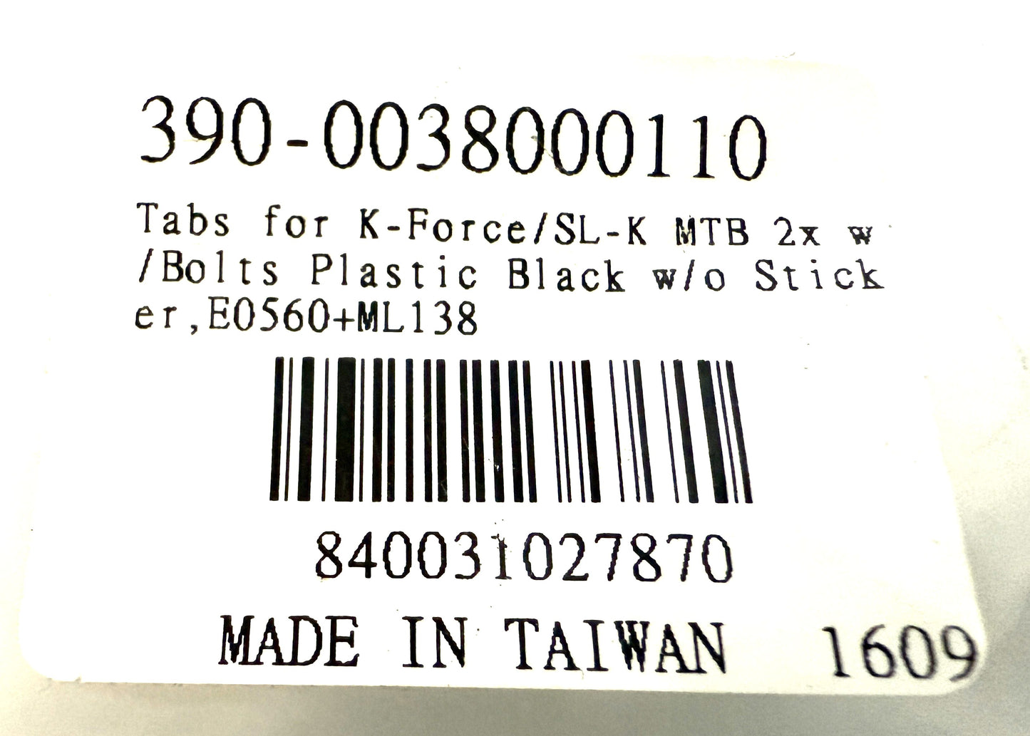 Full Speed Ahead FSA K-Force/SL-K MTB 2x E0560 ML138 Bicycle Chainring Bolt.