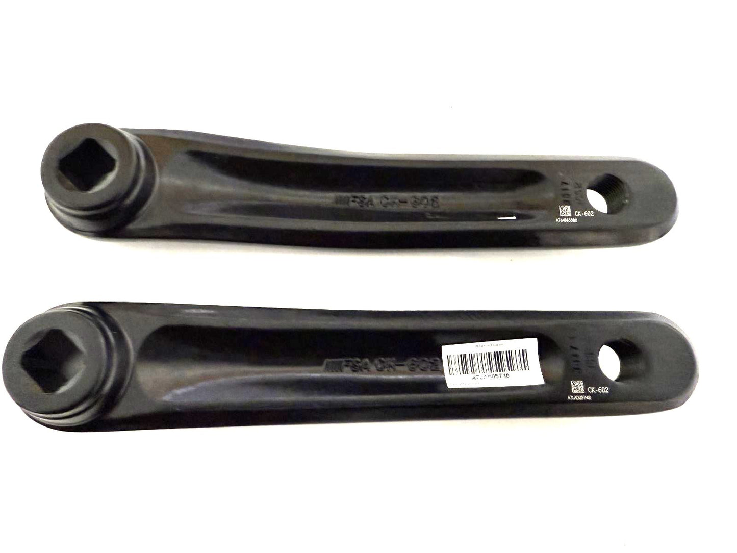 FSA Vero Yamaha PW E Bike JIS Tapered Spindle Crankarm Armset Black 165mm CK-602