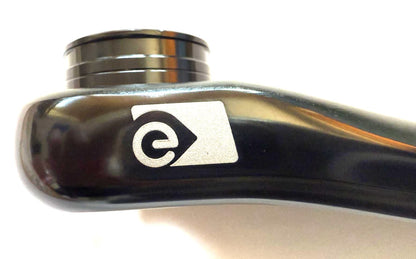 FSA Metropolis E Bike ISIS Alloy Crankarm Armset Polished Black 172.5mm CK-632 B