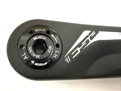 Crankset Omega ADVENTURE Alloy Double Bike Crankset 48/32 172.5mm Black MegaExo
