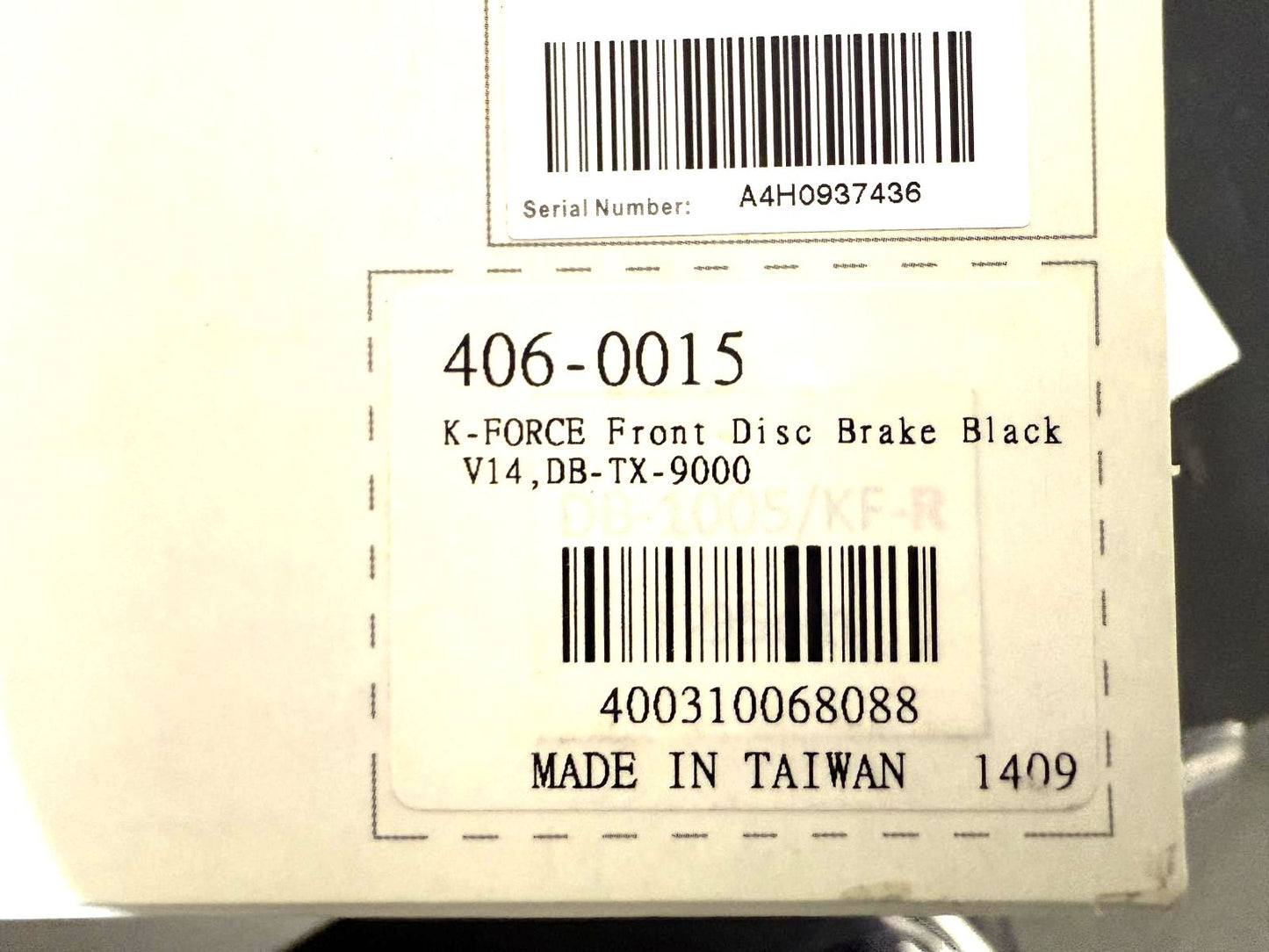 FSA K-Force Hydraulic Disc Brake Front 930mm MTB DB-TX-9000 New NOS