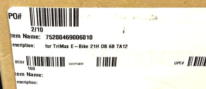 FSA Vision Trimax 21 hole 100mm x 12mm 6 Bolt Disc Front Hub Sealed Hub
