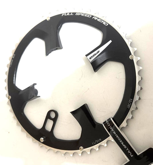 FSA K-Force ABS Bike Outer Chainring 110 BCD 5 -Bolt  52T 10-11 Speed - WA426